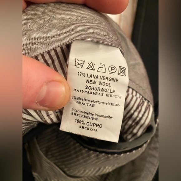 SOLD Cortigiani Italian Luxury Wool Jean-Style Pants - Picture 3 of 16